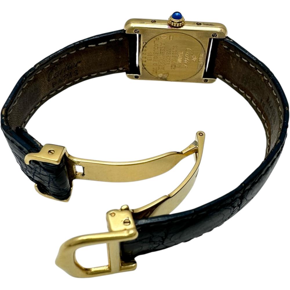 CARTIER/カルティエ】 マストタンク ヴェルメイユ 腕時計 シルバー925