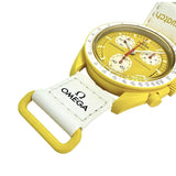 [Swatch] Mission to the Sun SO33J100 Unused Omega Collaboration Watch / Bioceramic Quartz Yellow Dial / White Strap Men's
[Used] [Makoto Shichiten] [GD]




[TKMo]