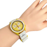 [Swatch] Mission to the Sun SO33J100 Unused Omega Collaboration Watch / Bioceramic Quartz Yellow Dial / White Strap Men's
[Used] [Makoto Shichiten] [GD]




[TKMo]