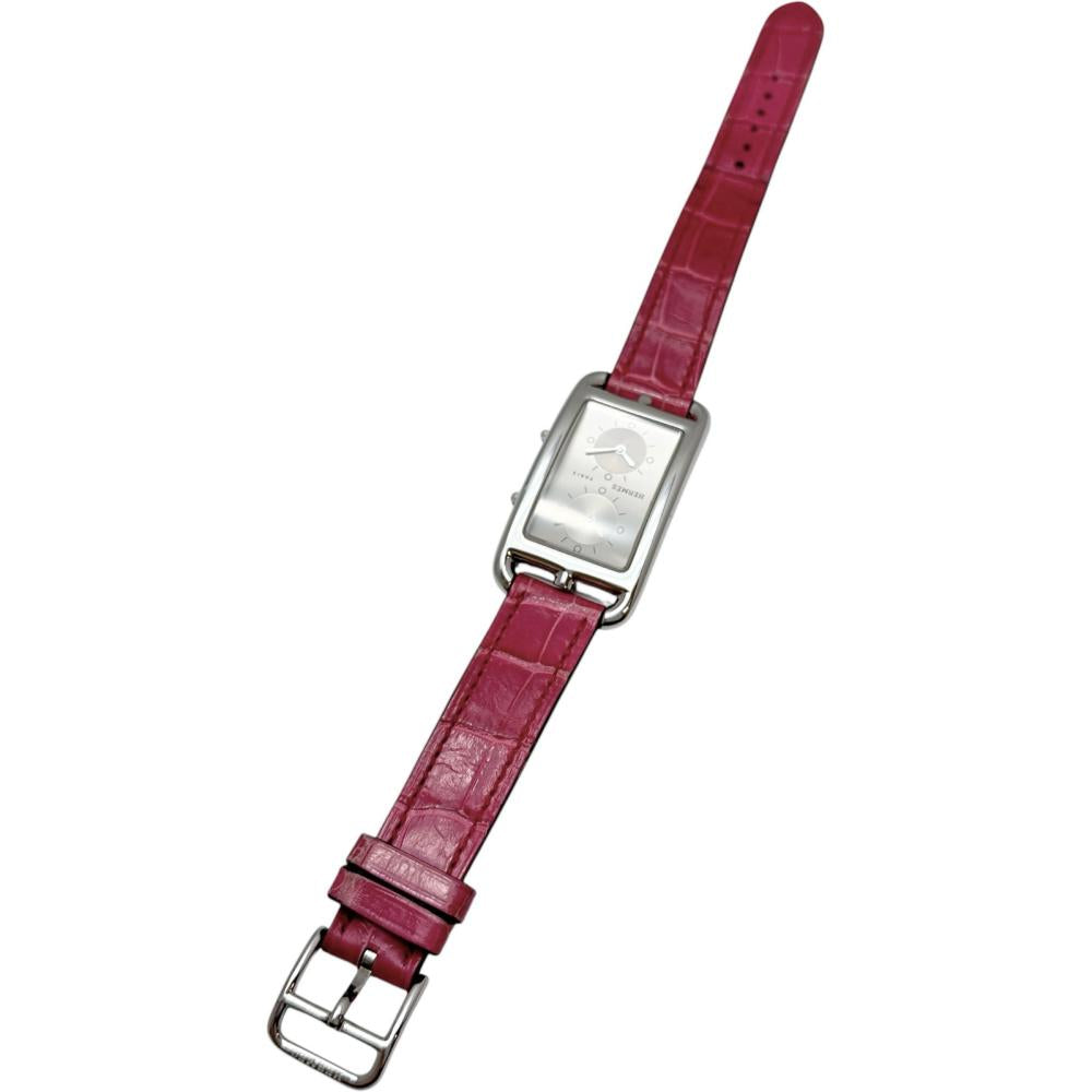 な*き様 美品　エルメス　CC3-510　ケープコッドドゥゾーン 2か国表示　腕 HERMES/エルメス】 CC3-510 ケープコッド ドゥゾーン 腕時計
