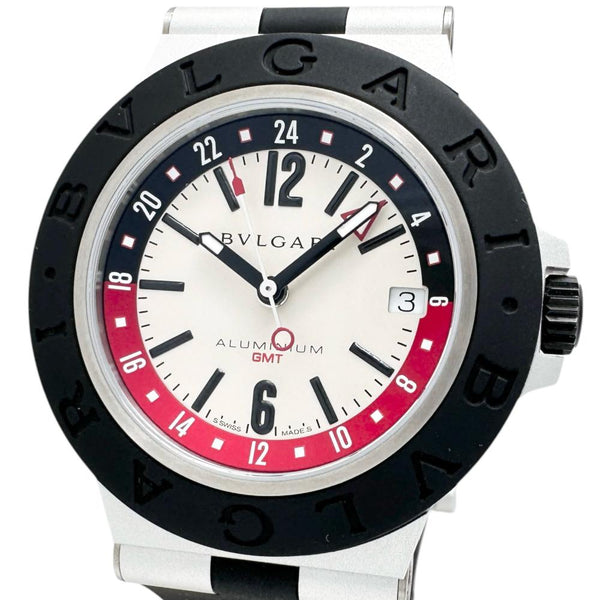 BVLGARI/ブルガリ】 BB40ATGMT ブルガリ アルミニウム GMT 腕時計