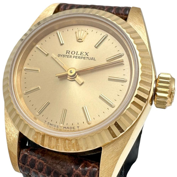 ながちゃん様 ROLEX/ロレックス】 オイスターパーペチュアル 67198 保証書/ギャラ/箱