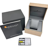 【HAMILTON/ハミルトン】 H24585731 ベンチュラ エルヴィス80 裏スケルトン　保証書/ギャラ/箱付き 腕時計 ステンレススチール/レザー 自動巻き/オートマ ブラック文字盤/ブラックレザーベルト メンズ
【中古】【真子質店】【GD】




【SMaMo】