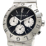 BVLGARI CH35S Diagono Sport Watch Stainless Steel Quartz Black Dial/Silver Bracelet Men's
[Used] [Makoto Shichiten] [GD]

[IxYK]