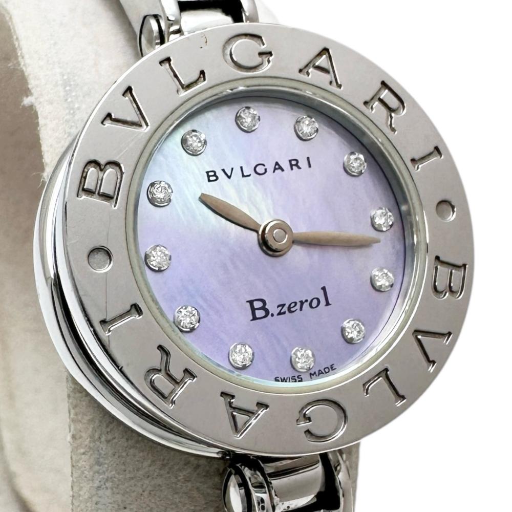 BVLGARI/ブルガリ】 BZ22S B-ZERO1 ダイヤ12P 腕時計 ステンレス