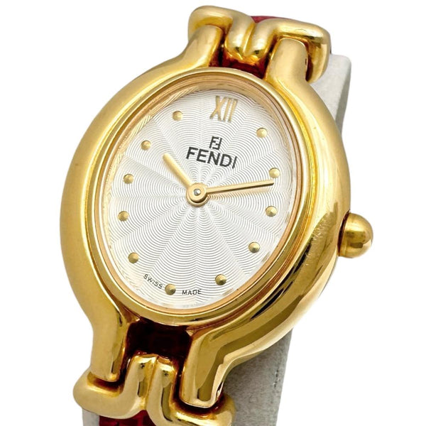 FENDI/フェンディ】 カメレオン チェンジベルト 640L 腕時計 GP/レザー