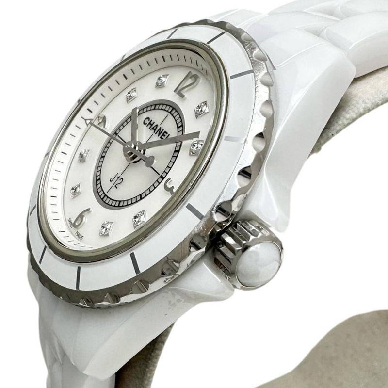 CHANEL/シャネル】 J12 ダイヤ8P H2570 腕時計 セラミック クオーツ