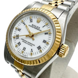 【ROLEX/ロレックス】 オイスターパーペチュアル 67193 腕時計 ステンレススチール/K18YGイエローゴールド 自動巻き/オートマ T番（1996年） ホワイト文字盤 レディース
【中古】【真子質店】【BL】




【MoKKMi】
【ex】