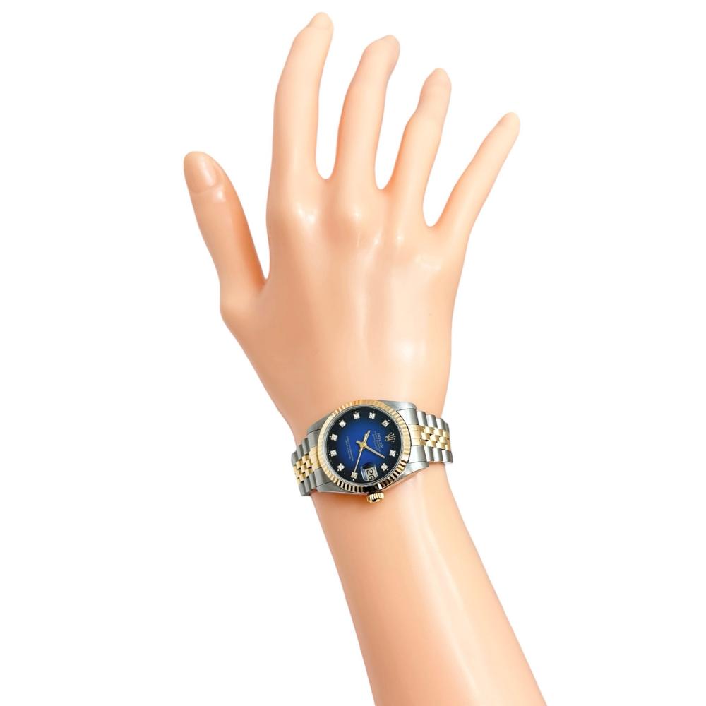 純金　K18 ゴールド　ROLEX ロレックス　68273 純正　未使用　コマ ROLEX/ロレックス】 デイトジャスト 68273 ボーイズ 腕時計 ステンレス