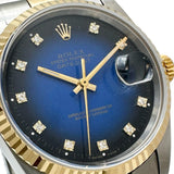 【ROLEX/ロレックス】 デイトジャスト 10Pダイヤ 16233G 腕時計 ステンレススチール/K18YGイエローゴールド 自動巻き/オートマ X番（1991年） ブルーグラデ文字盤 メンズ
【中古】【真子質店】【BL】




【IxxTI】
【ex】