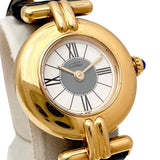 [CARTIER] Cartier Must Colisee Vermeil W1004354 Watch Silver 925/Leather/GP Quartz White Dial/Aftermarket Black Leather For Women
[Used] [Makoto Shichi Store] [NN]

[IxTMa]