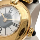 [CARTIER] Cartier Must Colisee Vermeil W1004354 Watch Silver 925/Leather/GP Quartz White Dial/Aftermarket Black Leather For Women
[Used] [Makoto Shichi Store] [NN]

[IxTMa]