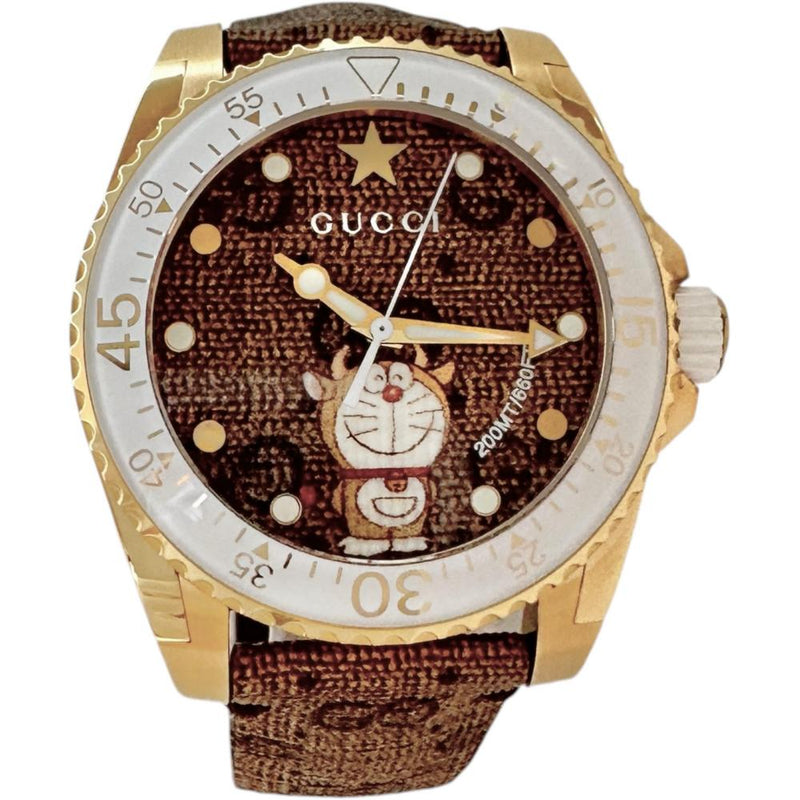 GUCCI/グッチ】 ダイブ ドラえもんコラボ 136.3 腕時計 ステンレス