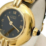 【CARTIER/カルティエ】 マストコリゼ ヴェルメイユ 590002 腕時計 シルバー925/レザー/GP クオーツ ブラック文字盤/社外グリーンレザー文字盤 レディース
【中古】【真子質店】【GD】




【SMoK】