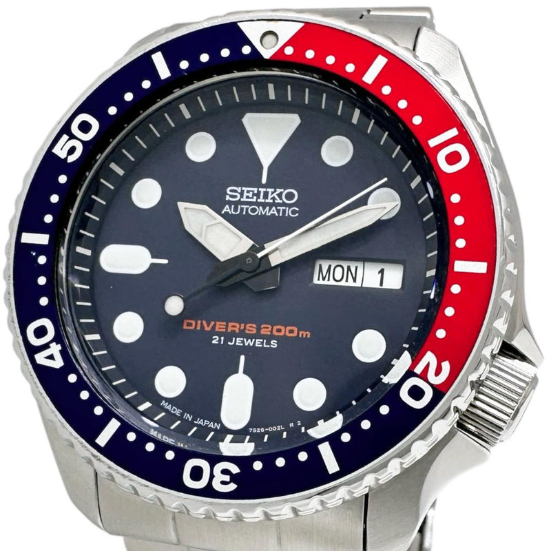 SEIKO] Diver Day-Date 7S26-0020 Watch Stainless Steel Automatic