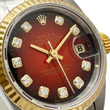【ROLEX/ロレックス】 デイトジャスト 10Pダイヤ(新) 69173G 腕時計 ステンレススチール/K18YGイエローゴールド 自動巻き/オートマ U番（1997年） チェリーレッドグラデ文字盤 レディース
【中古】【真子質店】【BL】




【SIMax】
【ex】