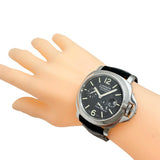 【PANERAI/パネライ】 ルミノール パワーリザーブ PAM00090 腕時計 ステンレススチール/レザー 自動巻き/オートマ N番（2011年） ブラック文字盤/黒革 メンズ
【中古】【真子質店】【BL】




【MaKSMo】