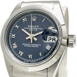 【ROLEX/ロレックス】 オイスターパーペチュアル ローマン 69160 OH済み 腕時計 ステンレススチール 自動巻き/オートマ U番（1997年） ネイビーブルー文字盤/シルバーベルト レディース
【中古】【真子質店】【BL】




【DxKx】
【ex】