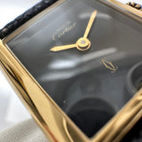 【CARTIER/カルティエ】 マストタンク 腕時計 シルバー925/レザー/GP 手巻き ブラック文字盤/ブラックレザーベルト レディース
【中古】【真子質店】【BL】




【TxSx】