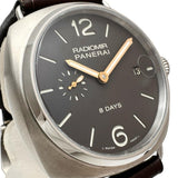 【PANERAI/パネライ】 ラジオミール 8デイズ パワーリザーブ PAM00346 腕時計 チタン/レザー 手巻き O番（2012年） ダークブラウン文字盤/ブラウン革 メンズ
【中古】【真子質店】【BL】




【YYMoMo】
