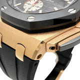 【AUDEMARS PIGUET/オーデマ・ピゲ】 ロイヤルオーク オフショア クロノグラフ 26401RO.OO 裏スケルトン 2016年 腕時計 K18PGピンクゴールド/ラバー/セラミック 自動巻き/オートマ ブラック文字盤 メンズ
【中古】【真子質店】【BL】




【DMiDxx】