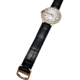 【CARTIER/カルティエ】 バロンブルー ダイヤベゼル WE900551 保証書/ギャラ/箱付き 腕時計 K18PGピンクゴールド/レザー/ダイヤモンド 自動巻き/オートマ シルバー文字盤/ブラックレザーベルト レディース
【中古】【真子質店】【BL】




【IYMaSx】