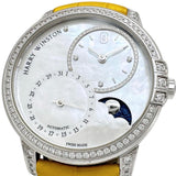 【HARRY WINSTON/ハリーウィンストン】 ミッドナイトデイト ムーンフェイズ ダイヤ MIDAMP36WW001 裏スケルトン 腕時計 K18WGホワイトゴールド/レザー 自動巻き/オートマ ホワイトシェル文字盤/イエローレザー レディース
【中古】【真子質店】【BL】




【MiSDMa】