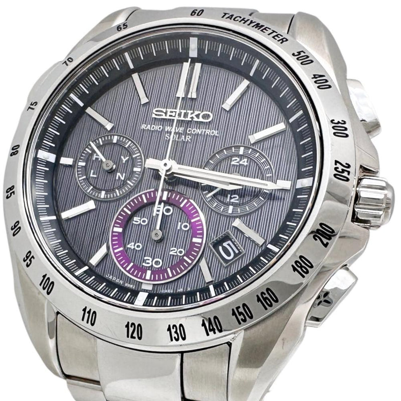 【稼働品・ジャンク】SEIKO ブライツ 8B82-0AE0 ソーラー電波 SEIKO/セイコー】 ブライツ SAGA051/8B82-0AE0 腕時計 ステンレス