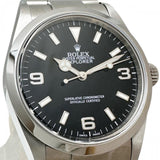 【ROLEX/ロレックス】 オイスターパーペチュアル エクスプローラー1 114270 腕時計 ステンレススチール 自動巻き/オートマ Z番（2006年） ブラック文字盤/シルバーベルト メンズ
【中古】【真子質店】【BL】




【SYxMa】
【ex】