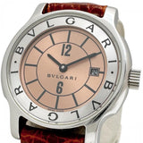 【BVLGARI/ブルガリ】 ソロテンポ デイト ST29S 腕時計 ステンレススチール/レザー クオーツ サーモンピンク文字盤/ブラウンレザー社外ベルト レディース
【中古】【真子質店】【GD】




【MaMax】