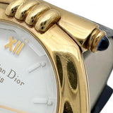 [Dior] Swing 63151 Watch GP/Leather Quartz White Dial/Navy Leather Strap Ladies
[Used] [Makoto Shichiten] [GD]

[TMoMa]
