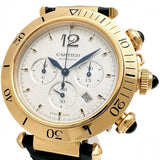 【CARTIER/カルティエ】 パシャ クロノグラフ WGPA0017 保証書/ギャラ/箱付き　裏スケルトン 腕時計 K18YGイエローゴールド/レザー 自動巻き/オートマ シルバー文字盤/ネイビーレザーベルト メンズ
【中古】【真子質店】【BL】




【ISxxMi】