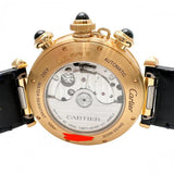 【CARTIER/カルティエ】 パシャ クロノグラフ WGPA0017 保証書/ギャラ/箱付き　裏スケルトン 腕時計 K18YGイエローゴールド/レザー 自動巻き/オートマ シルバー文字盤/ネイビーレザーベルト メンズ
【中古】【真子質店】【BL】




【ISxxMi】