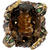 13号 【ROCCA/ロッカ】 スモーキークォーツ 13.13ct サファイア/グリーングロシュラーガーネット 1.16ct ダイヤモンド 0.30/0.59ct リング・指輪 K18PGピンクゴールド 18金 15.8g レディース
【中古】【真子質店】【NN】




【TMaTx】