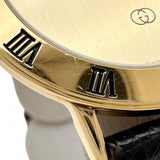 [GUCCI] 3000M Watch GP/Leather Quartz Gold Dial/Brown Leather Belt Ladies
[Used] [Makoto Shichiten] [NN]

[IMoD]