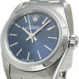【ROLEX/ロレックス】 オイスターパーペチュアル 76080 腕時計 ステンレススチール 自動巻き/オートマ A番（1999年） ネイビー文字盤/シルバーベルト レディース
【中古】【真子質店】【BL】




【DDKK】
【ex】
