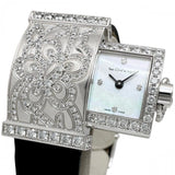 【Van Cleef & Arpels/ヴァンクリーフ＆アーペル】 シークレットダンテル WRWF01E8 腕時計 K18WGホワイトゴールド/レザー/ダイヤモンド/シェル クオーツ シェル文字盤/ブラックサテンレザーベルト レディース
【中古】【真子質店】【BL】




【IYTMix】