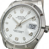 【ROLEX/ロレックス】 オイスターパーペチュアル デイト 15210 2468ローマン 腕時計 ステンレススチール 自動巻き/オートマ P番（2000年） ホワイト文字盤 /シルバーベルト メンズ
【中古】【真子質店】【BL】




【YYxx】
【ex】