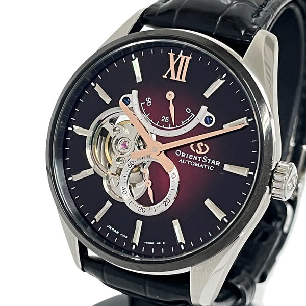 【ORIENT/オリエント】 コンテンポラリー F7F6-UAA0 裏スケルトン 腕時計 ステンレススチール/レザー 自動巻き/オートマ ブラック x ブラックレッドグラデ文字盤 メンズ
【中古】【真子質店】【GD】




【DDx】