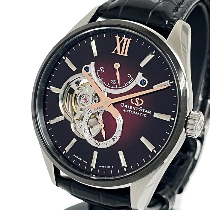【ORIENT/オリエント】 コンテンポラリー F7F6-UAA0 裏スケルトン 腕時計 ステンレススチール/レザー 自動巻き/オートマ ブラック x ブラックレッドグラデ文字盤 メンズ
【中古】【真子質店】【GD】




【DDx】