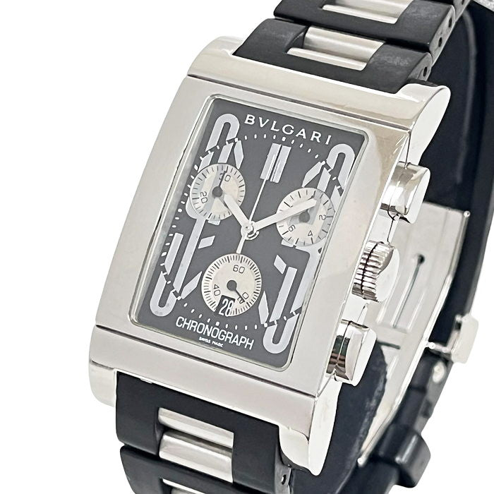 ★★最終特価品【BVLGARI/ブルガリ】 レッタンゴロ RTC49S  腕時計 ステンレススチール/ラバー クオーツ 黒文字盤 メンズ
【中古】【真子質店】【NN】




【YTx】