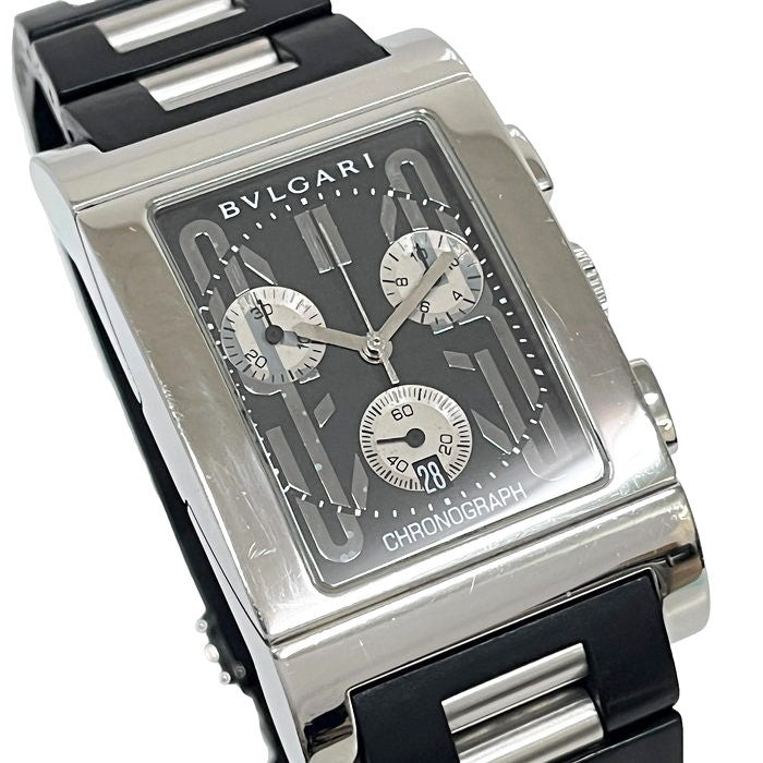 ★★最終特価品【BVLGARI/ブルガリ】 レッタンゴロ RTC49S  腕時計 ステンレススチール/ラバー クオーツ 黒文字盤 メンズ
【中古】【真子質店】【NN】




【YTx】