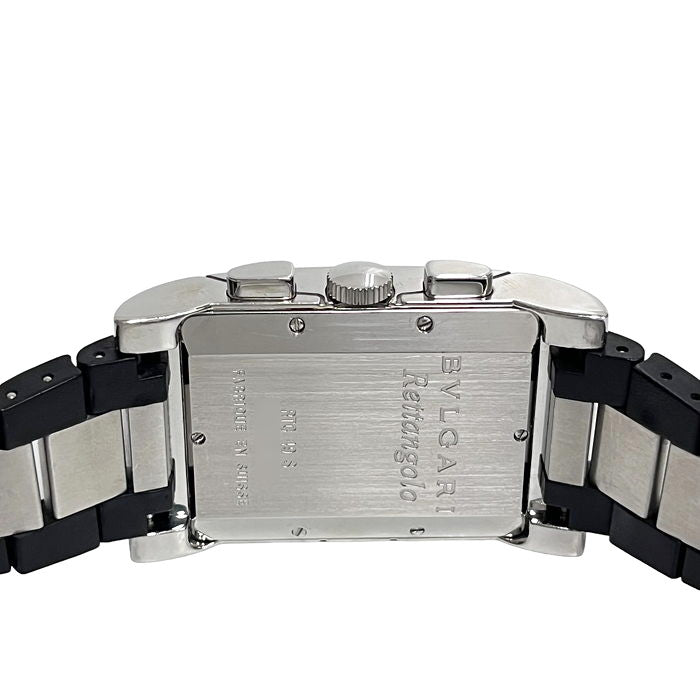 ★★最終特価品【BVLGARI/ブルガリ】 レッタンゴロ RTC49S  腕時計 ステンレススチール/ラバー クオーツ 黒文字盤 メンズ
【中古】【真子質店】【NN】




【YTx】