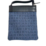 ★★最終特価品【BVLGARI/ブルガリ】 ロゴマニア ショルダーバッグ/キャンバス/レザー 青×黒 レディース【中古】【真子質店】【GD】




【Sx】