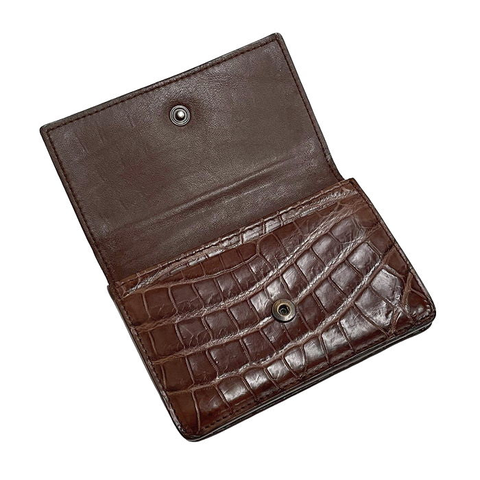 ★★最終特価品【BOTTEGAVENETA/ボッテガヴェネタ】 名刺入れ カードケース クロコダイル ブラウン ユニセックス【中古】【真子質店】【BL】




【TKx】