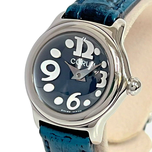 ★★最終特価品【CORUM/コルム】 101.150.20  ミニバブル 腕時計 ステンレススチール/レザー クオーツ 青文字盤 レディース
【中古】【真子質店】【GD】




【YTK】