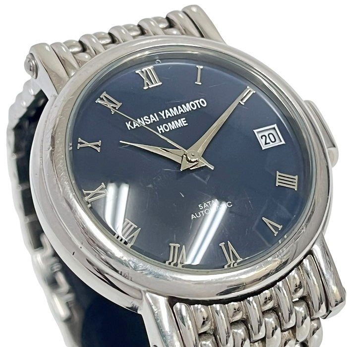 カンサイ ヤマモト KANSAI YAMAMOTO HOMME 5ATM AUTOMATIC 自動巻き 腕時計 山本寛斎 メンズ 黒文字盤 カンサイ  ヤマモト KANSAI YAMAMOTO HOMME 5ATM AUTOMATIC 自動巻き 腕時計 山本寛斎 メンズ 黒文字盤 . .Yahoo  Japan Auction. Bidding &amp Shopping Support