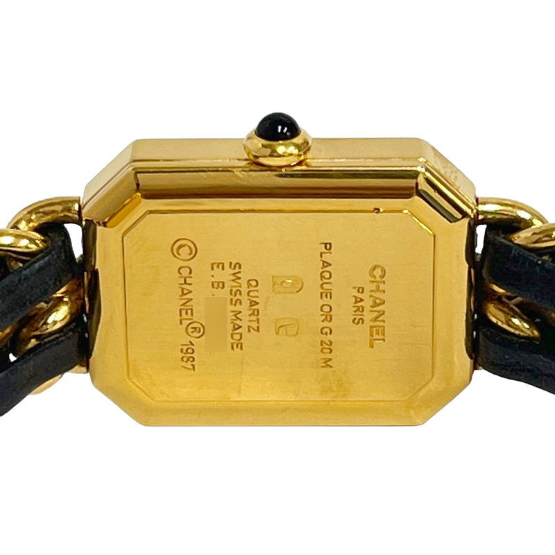 【CHANEL/シャネル】 プルミエールL H0001 腕時計 GP/レザー クオーツ 黒文字盤 レディース
【中古】【真子質店】【BL】




【ITSMi】