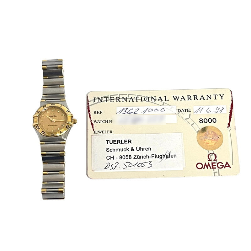 OMEGA/オメガ】 1362.10 コンステレーション K18/SS コンビ 腕時計 