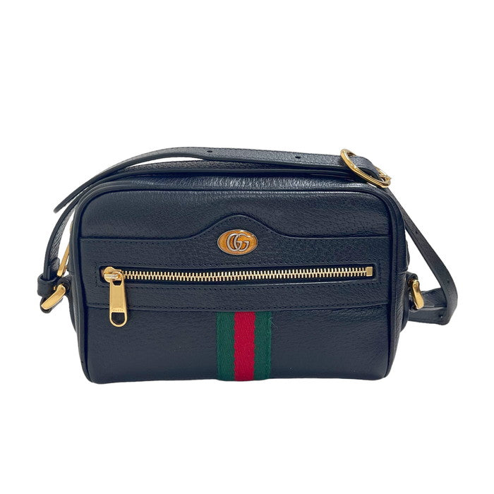 【GUCCI/グッチ】 517350 オフィディア ミニバッグ ショルダーバッグ レザー ブラック レディース【中古】【真子質店】【BL】【MiIS】 GUCCI/グッチ】 517350 オフィディア ミニバッグ ショルダーバッグ